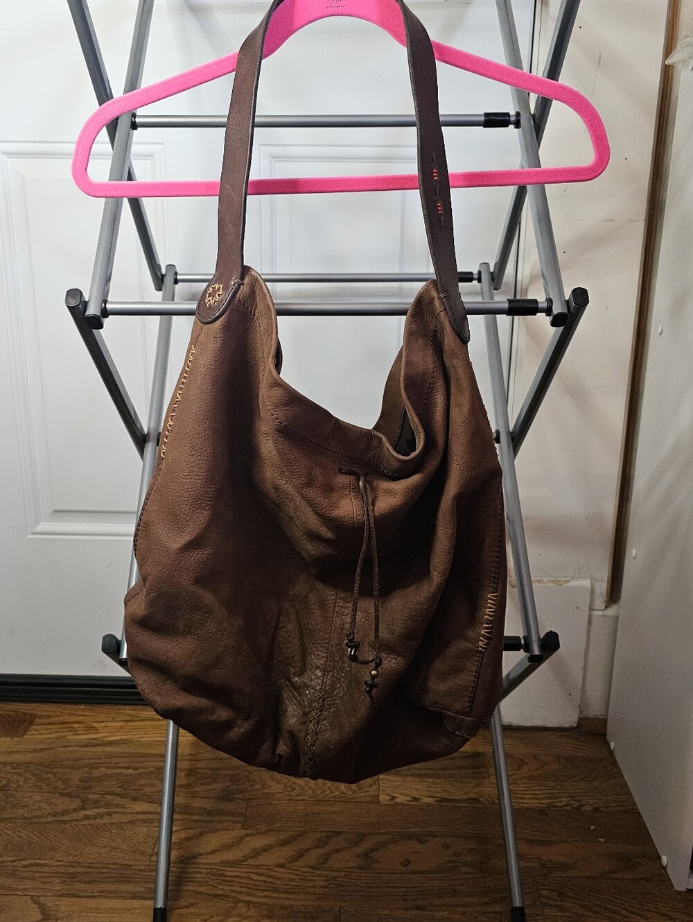 Lucky Brand Brown leather hobo bag